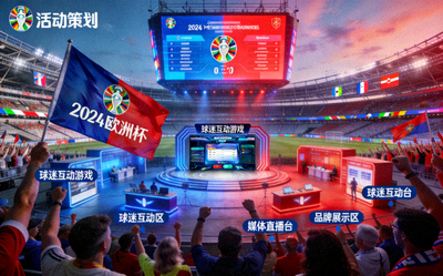 2024欧洲杯官方数字营销策划案例 - 大型足球赛事现场球迷互动与数字媒体宣传全景